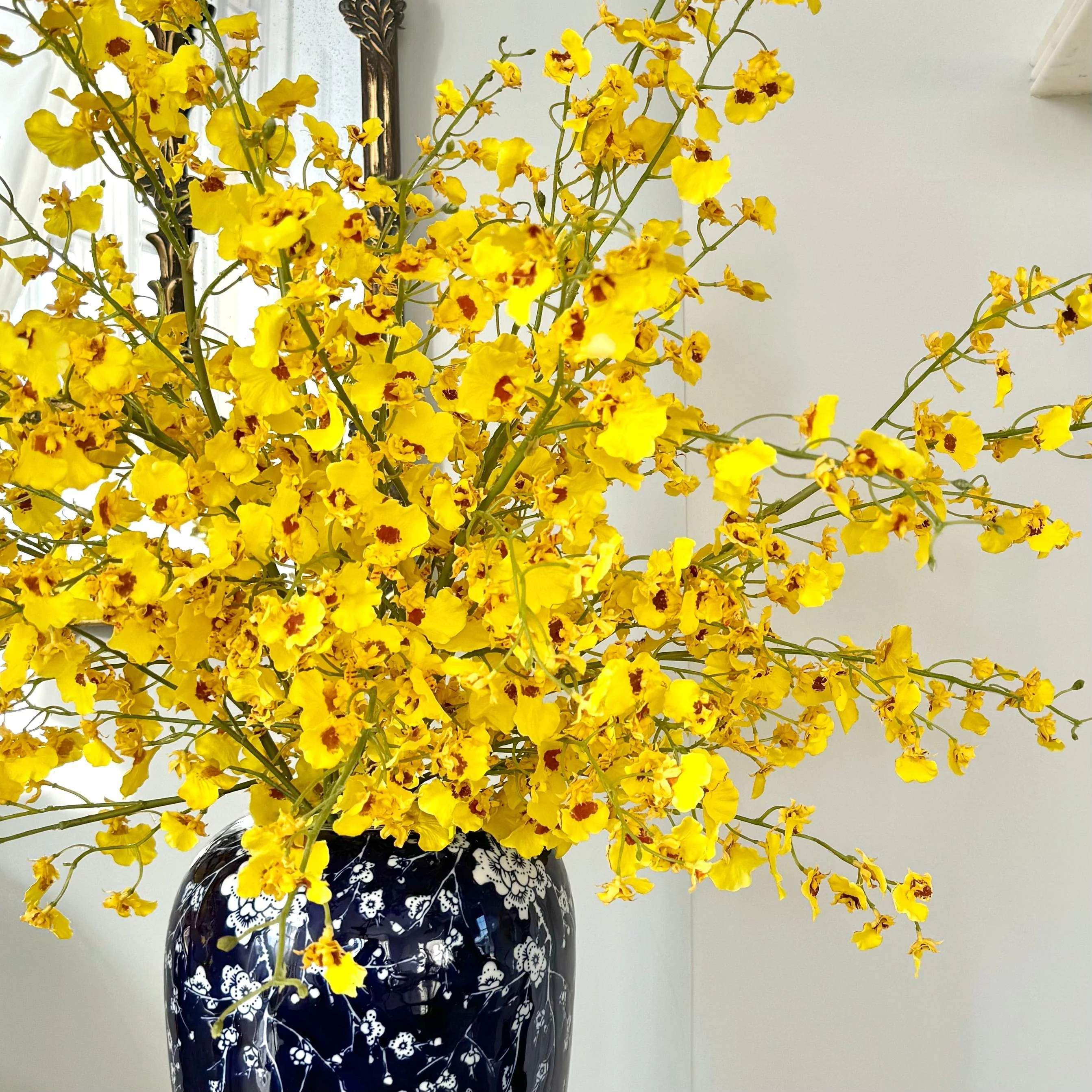 Artificial Yellow Oncidium Orchid - Image 2