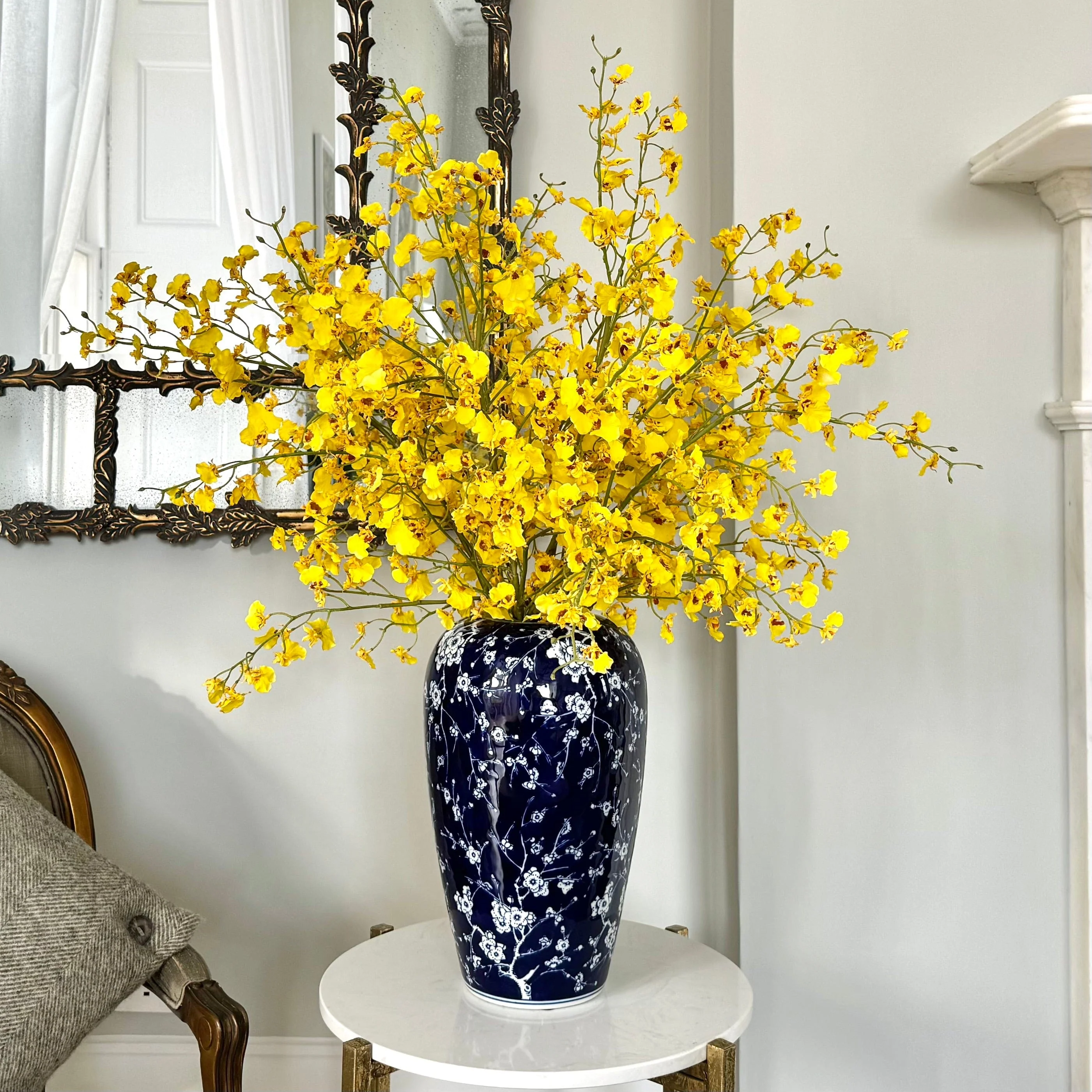 Artificial Yellow Oncidium Orchid - Image 3