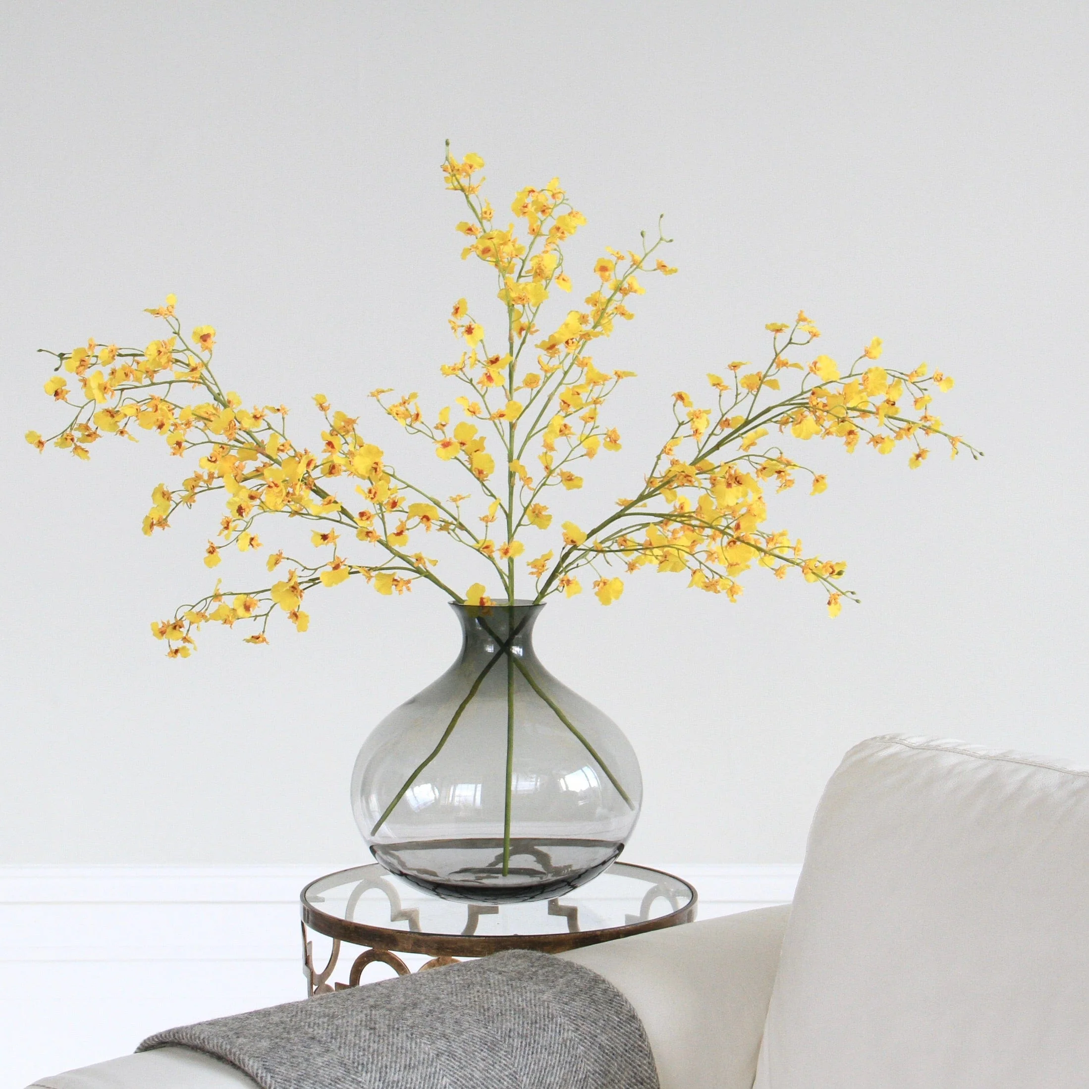 Artificial Yellow Oncidium Orchid - Image 4