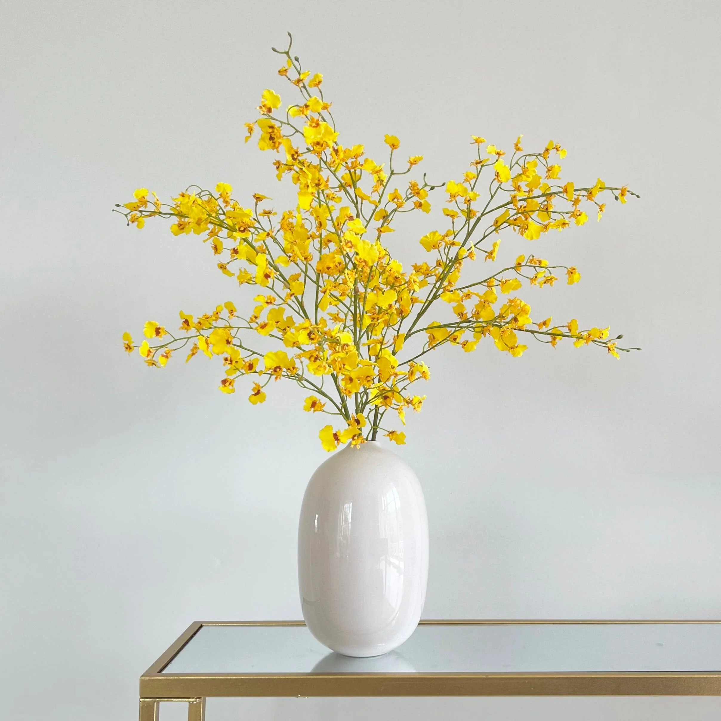 Artificial Yellow Oncidium Orchid - Image 5