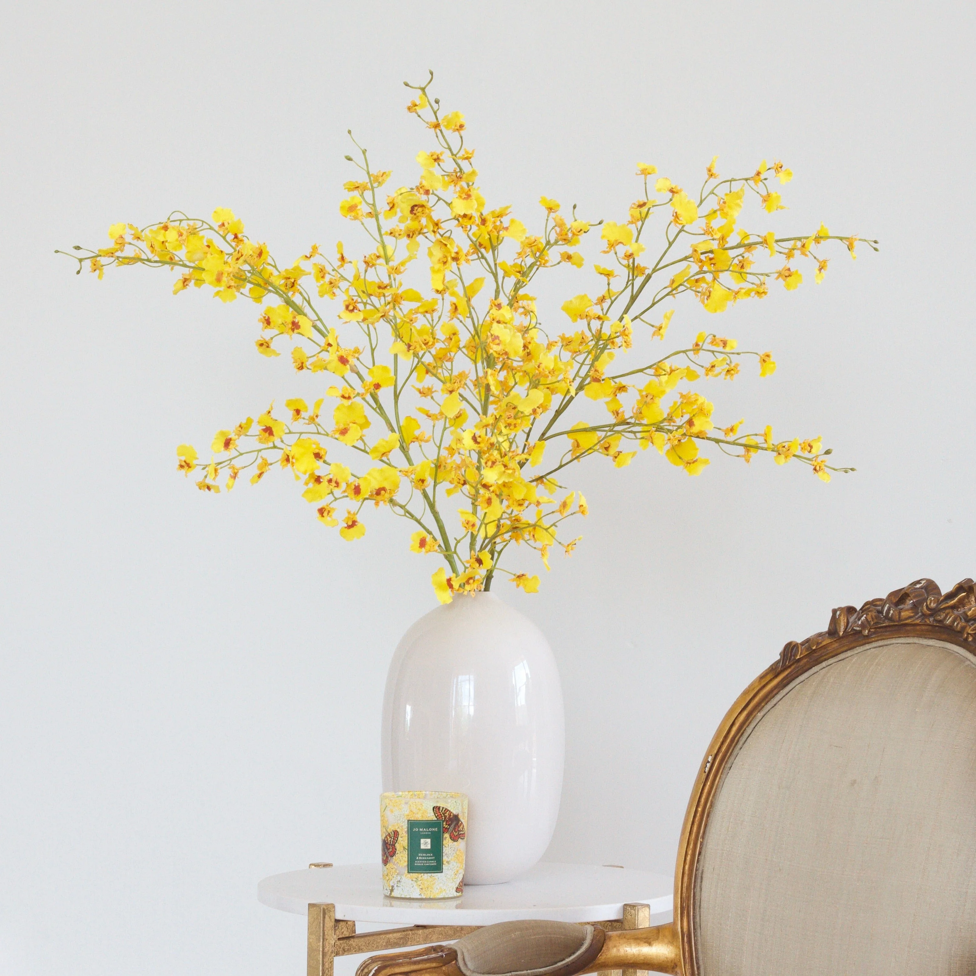 Artificial Yellow Oncidium Orchid - Image 6
