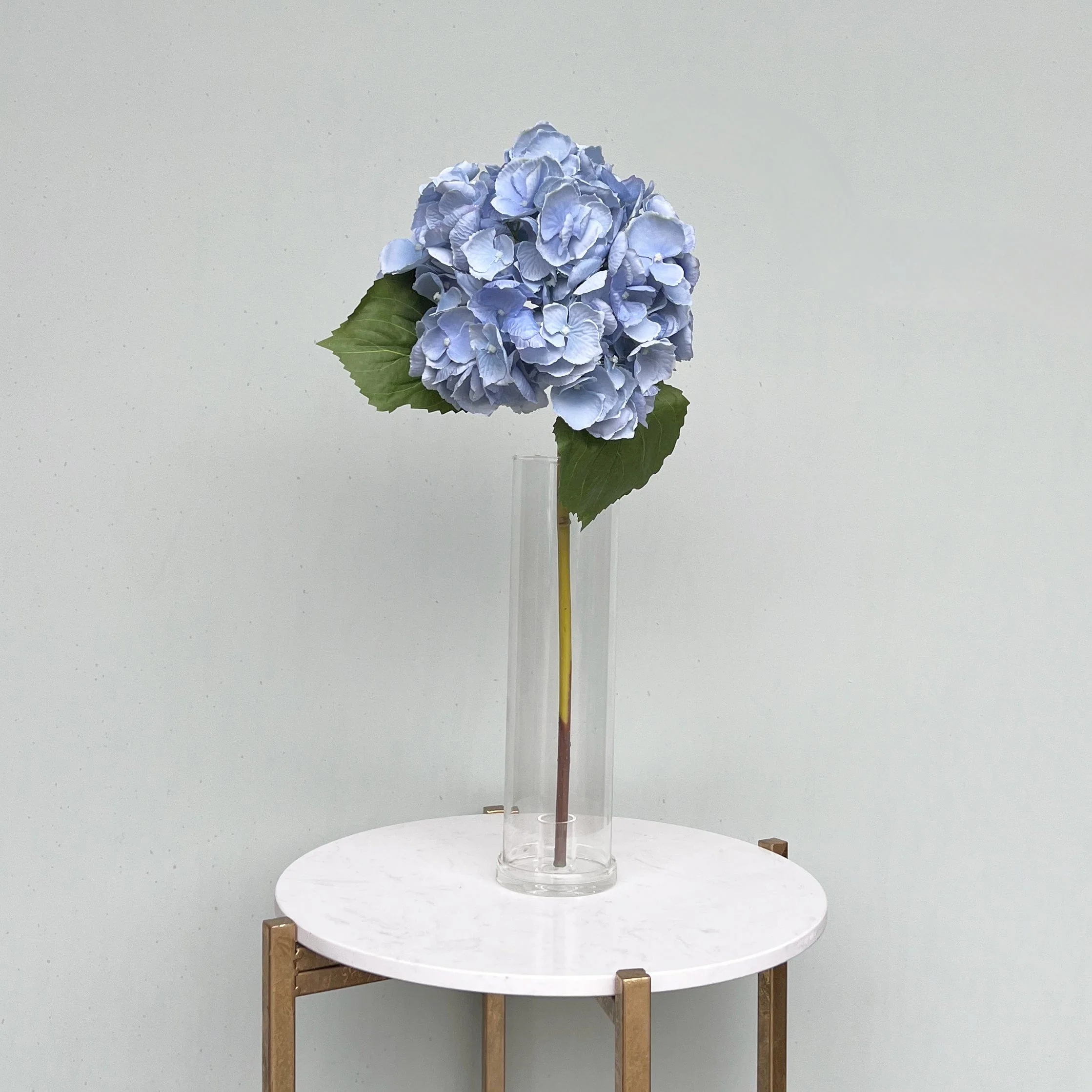Artificial Pale Blue Hydrangea - Image 2