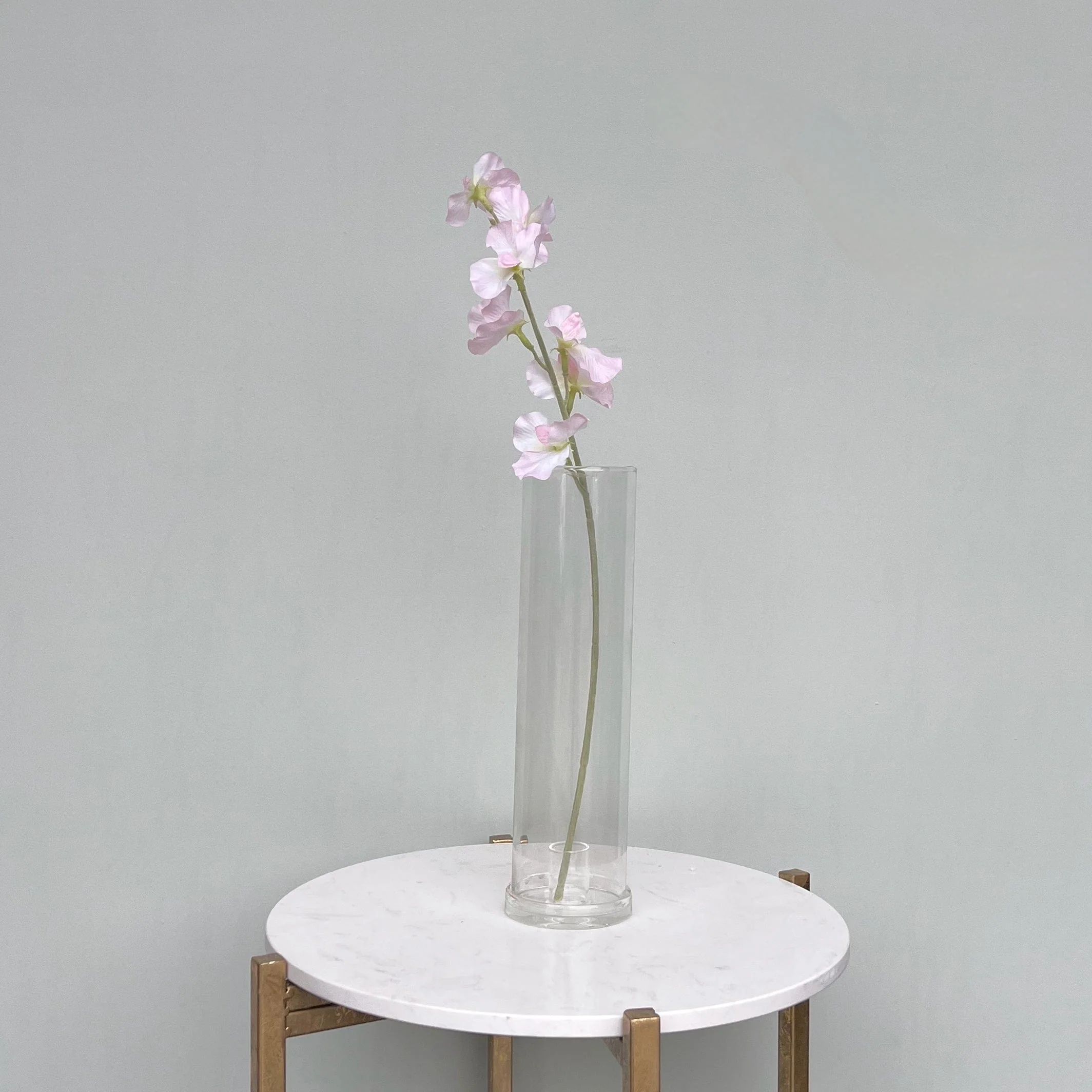 Artificial Pale Pink Sweet Pea - Image 2