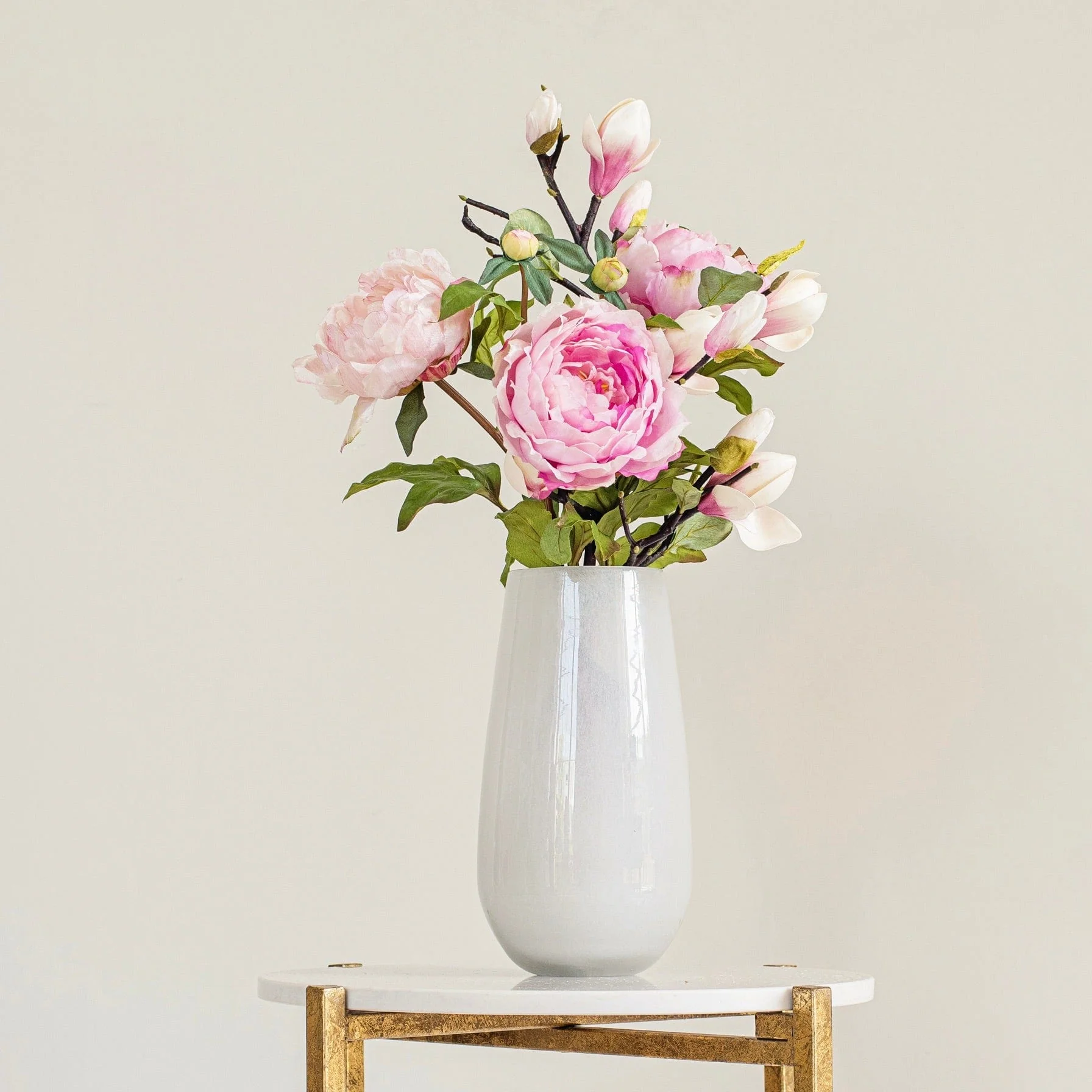 Pink Peony & Magnolia Arrangement - Image 5