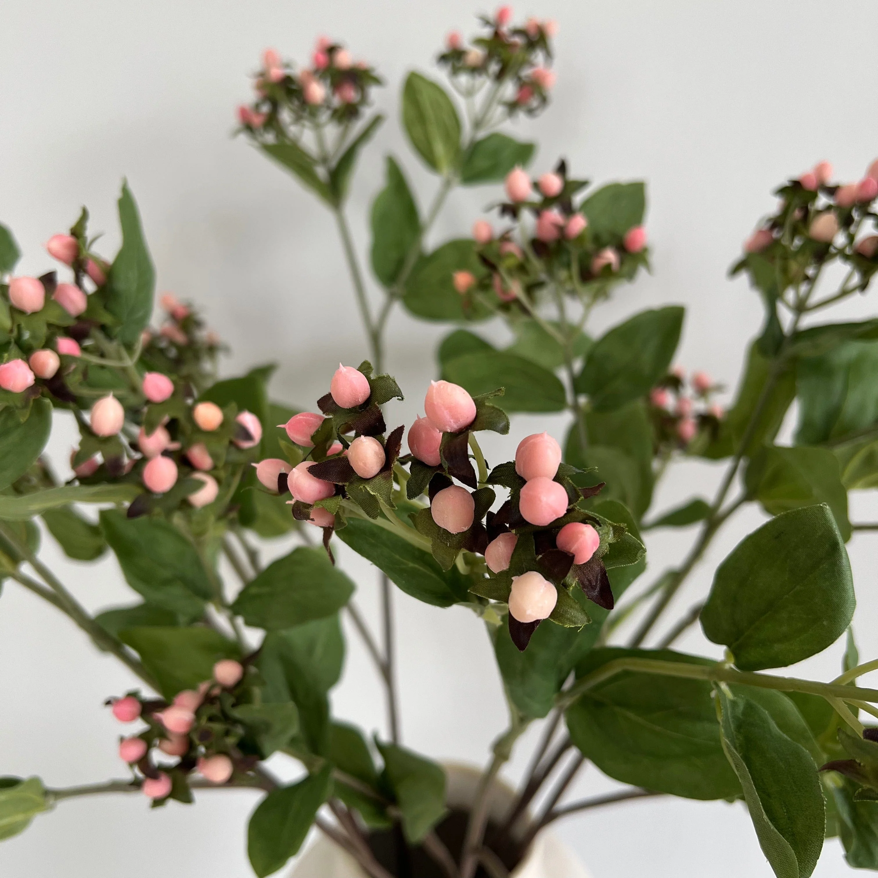 Artificial Pink Hypericum Berry - Image 3