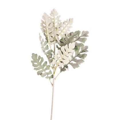 Artificial Silver Senecio Leaf - Image 4