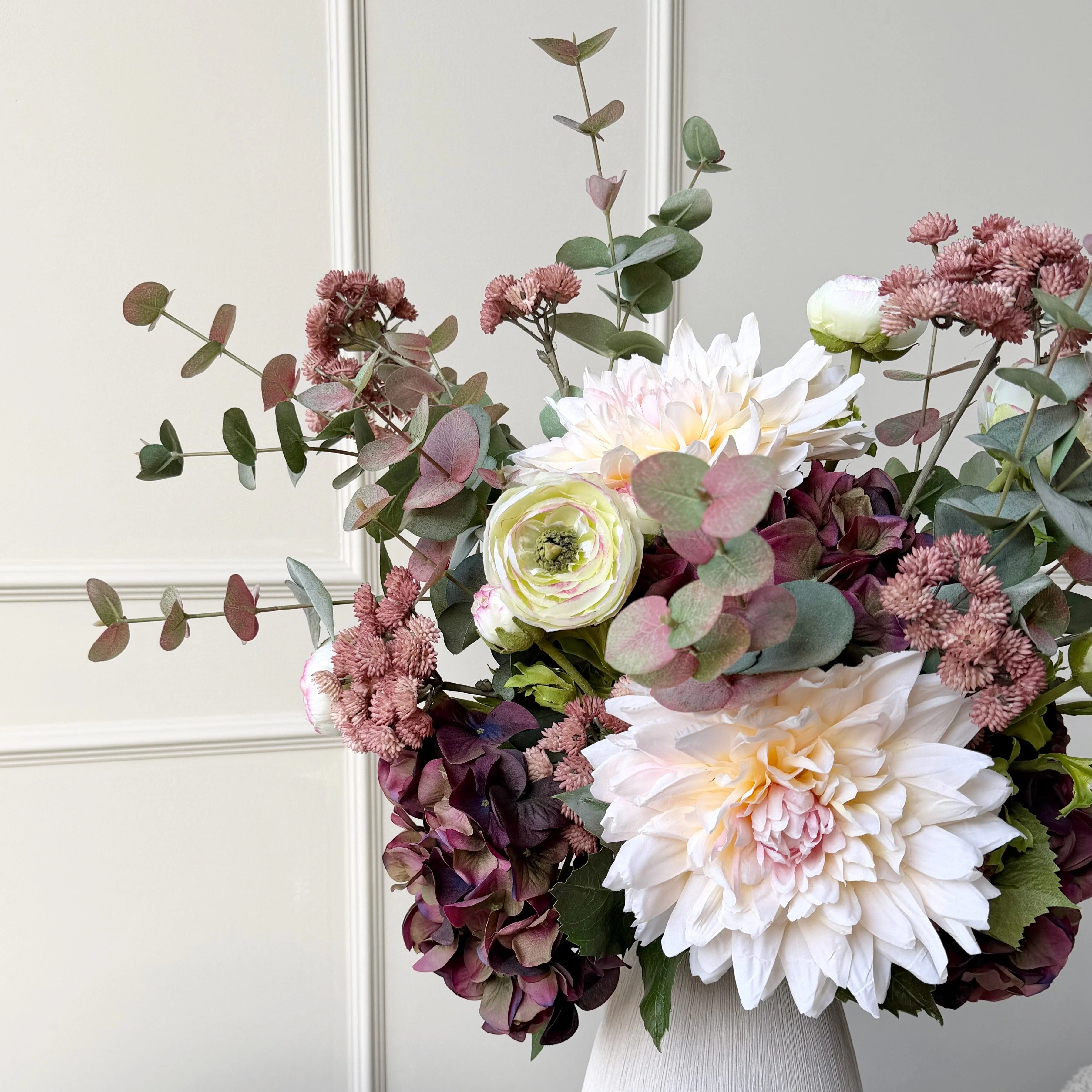 Smoked Fig Artificial Flower Arrangement - Image 3