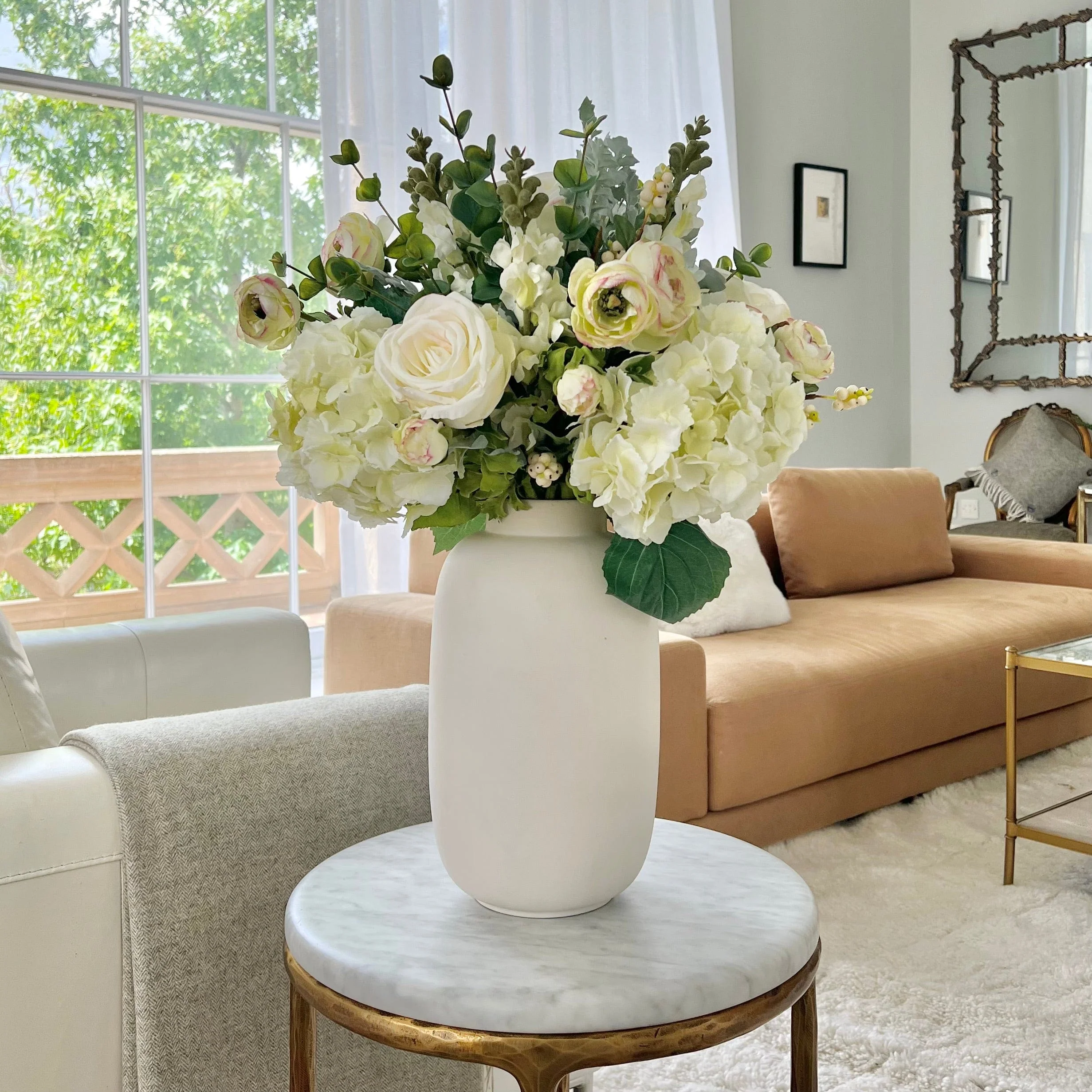 Snowberry Bliss Artificial Flower Arrangement - Image 6