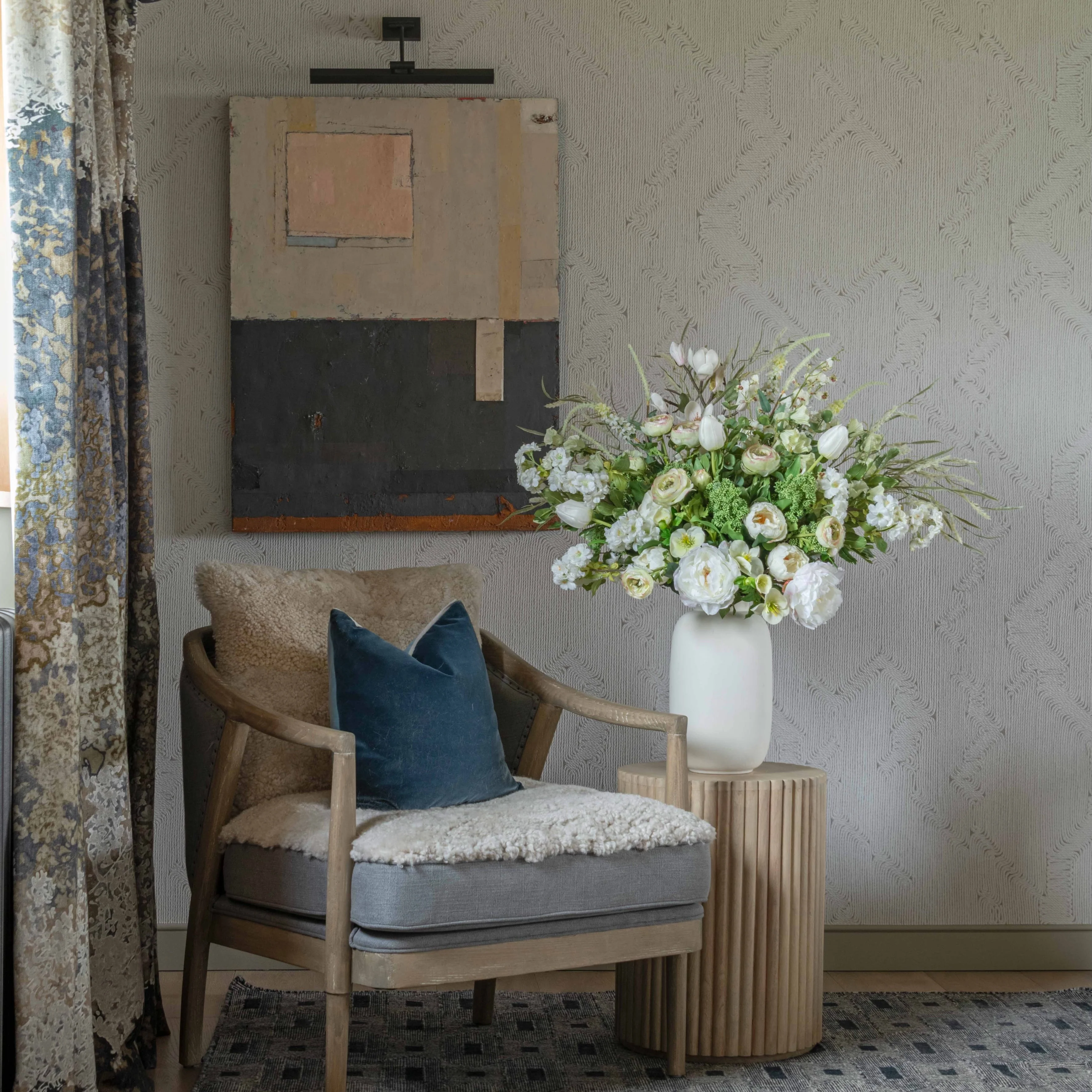 Spring Splendour Artificial Flower Arrangement - Image 3