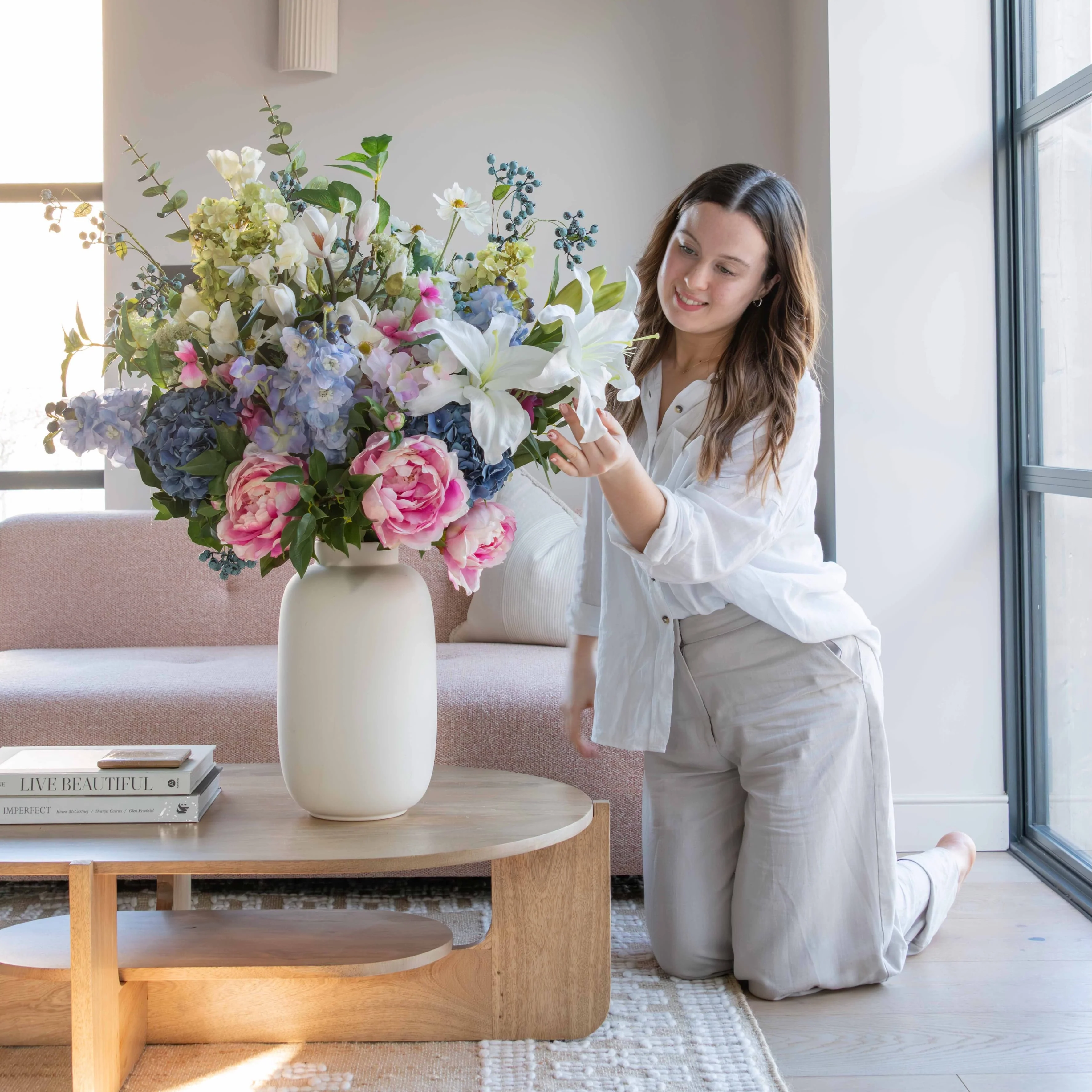 Summer Splendour Artificial Flower Arrangement - Image 5