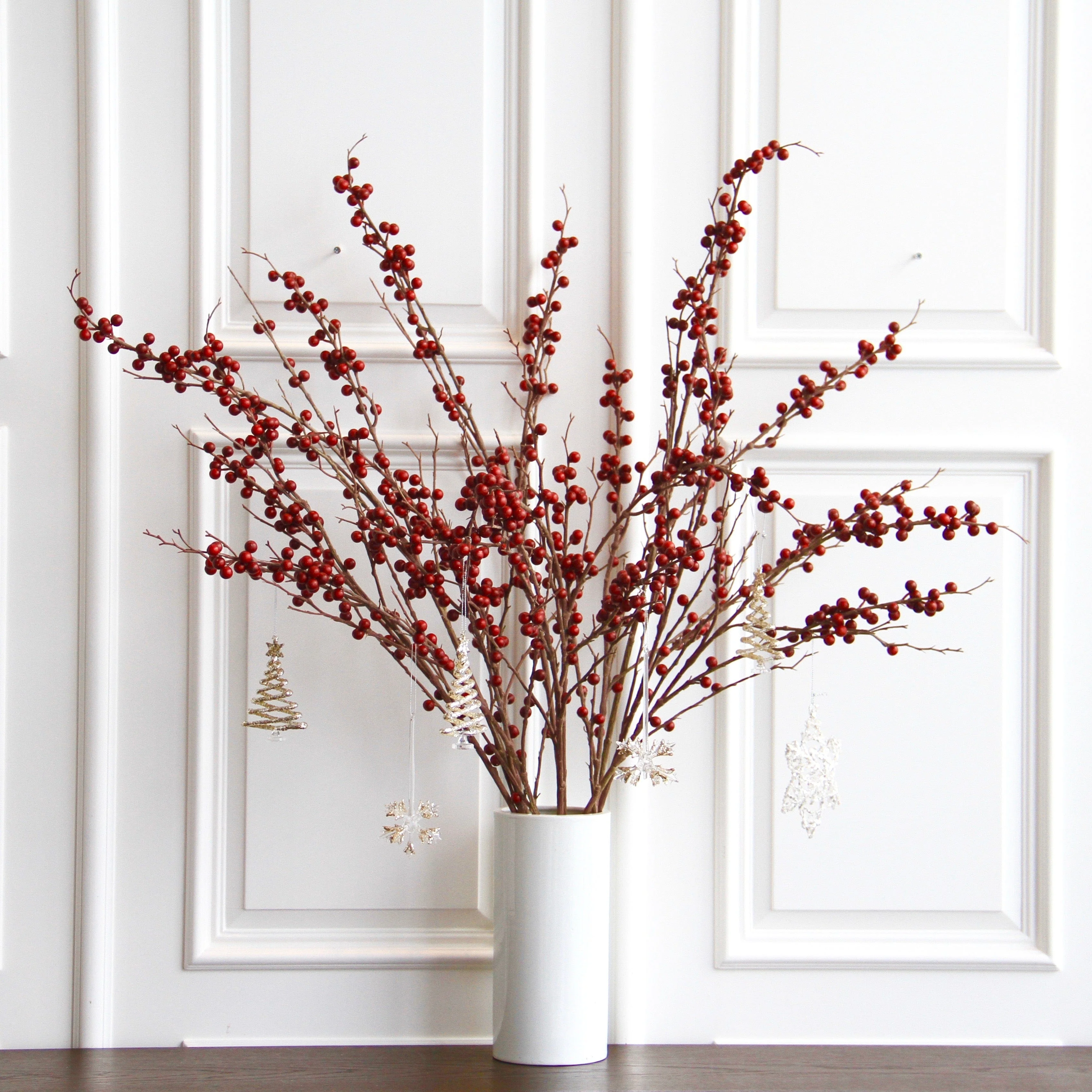 Artificial Tall Red Berries - Image 4