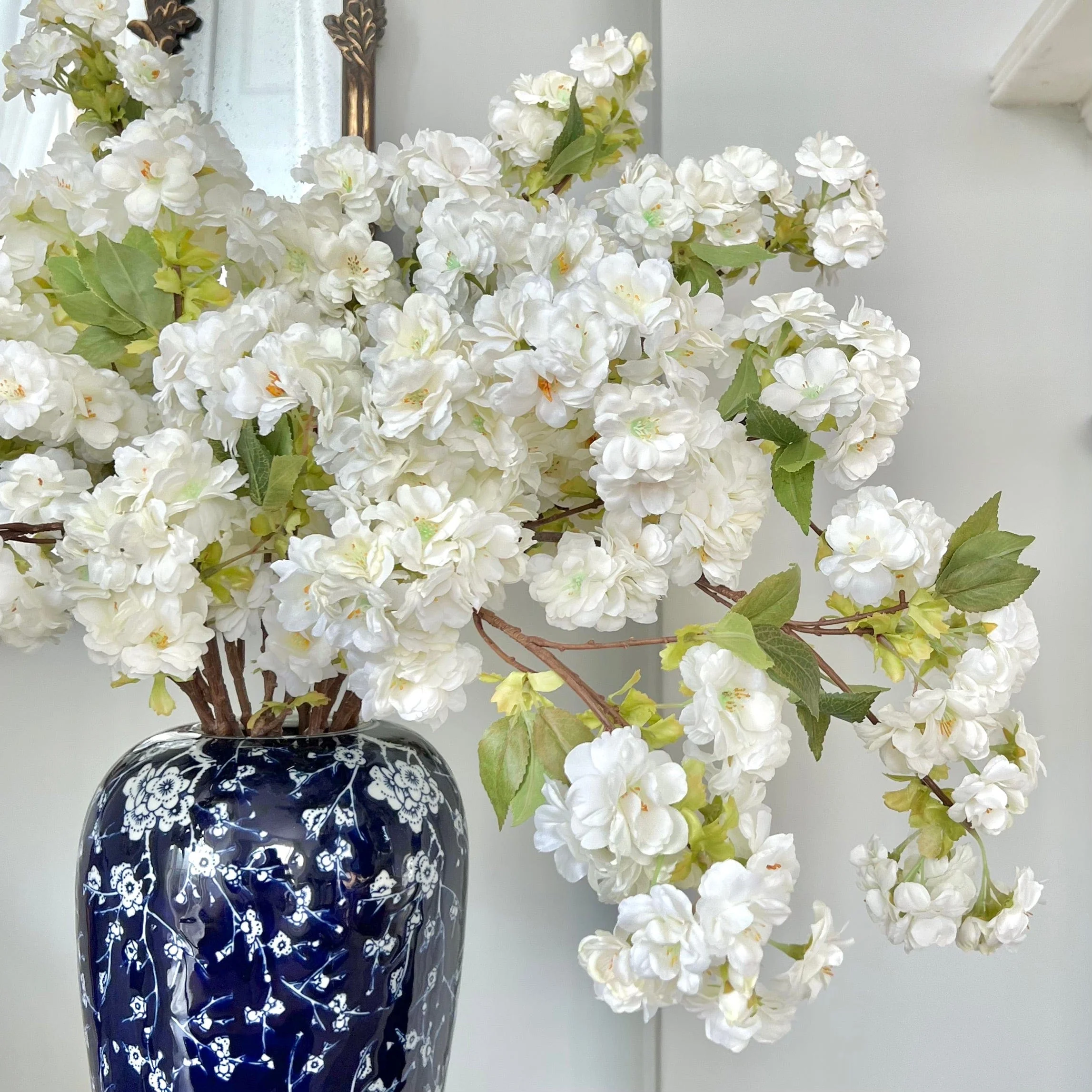 Artificial White Cherry Blossom - Image 4