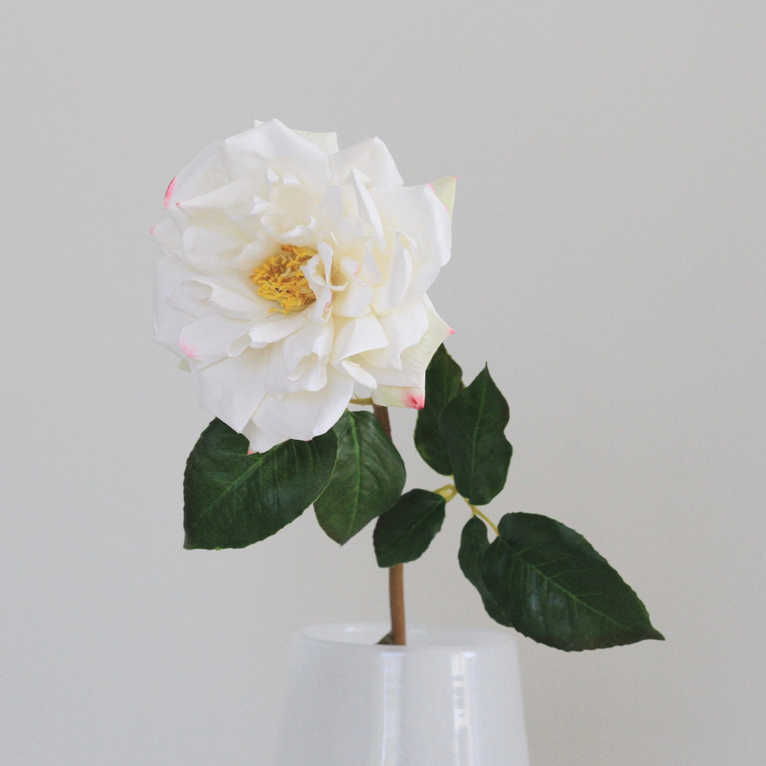 Artificial White Garden Rose - Image 4
