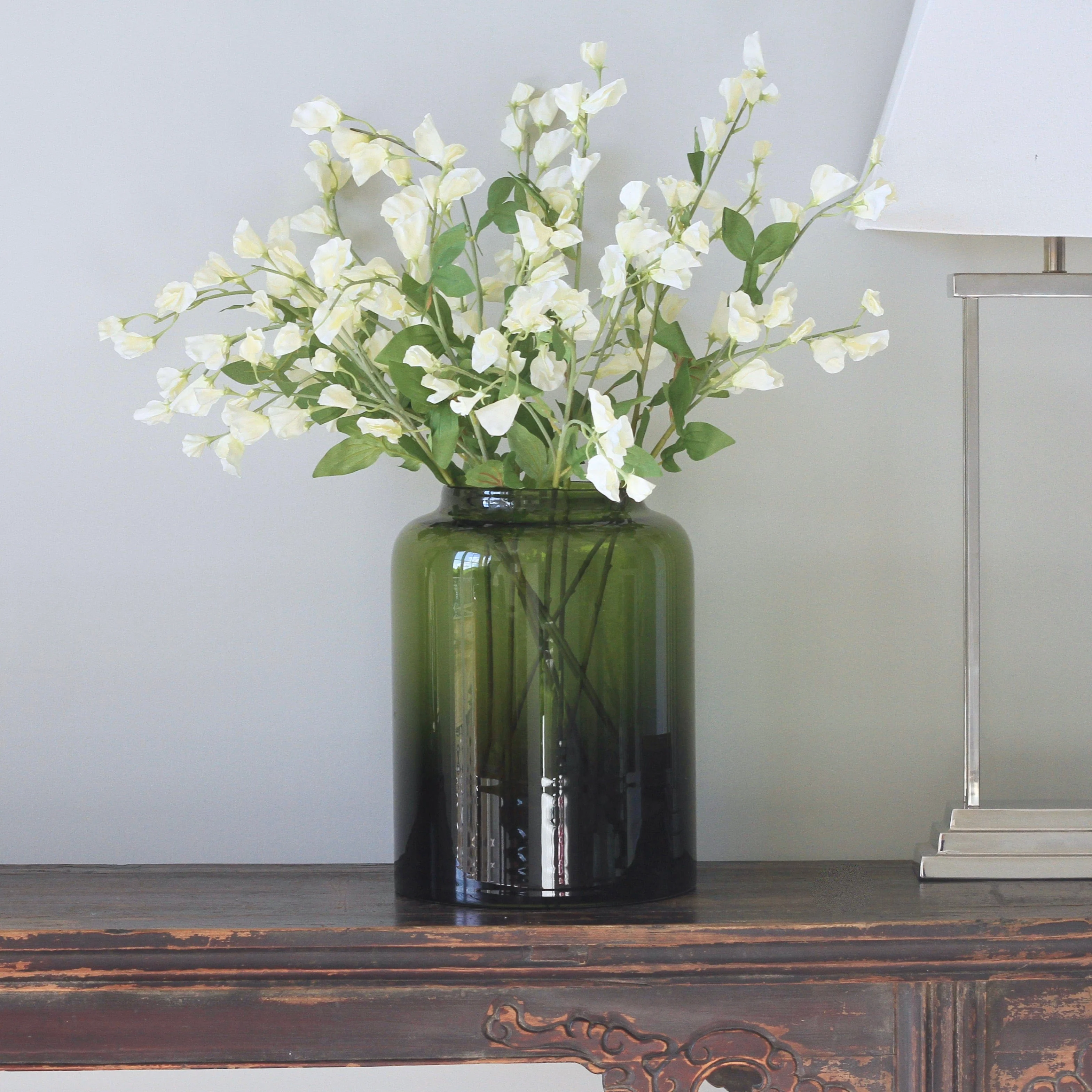 Artificial Cream Tall Sweet Pea - Image 7