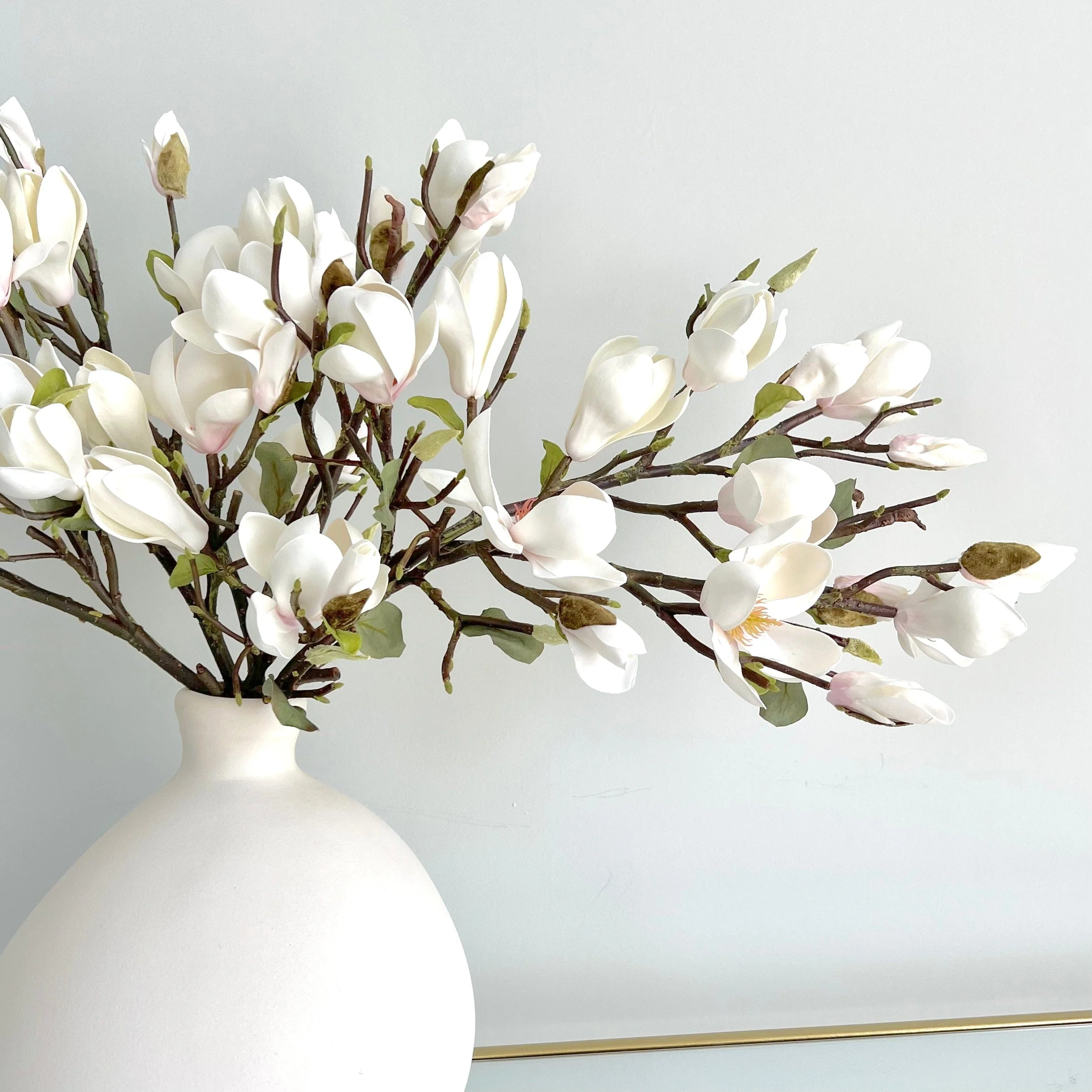 Artificial White Tall Magnolia - Image 3
