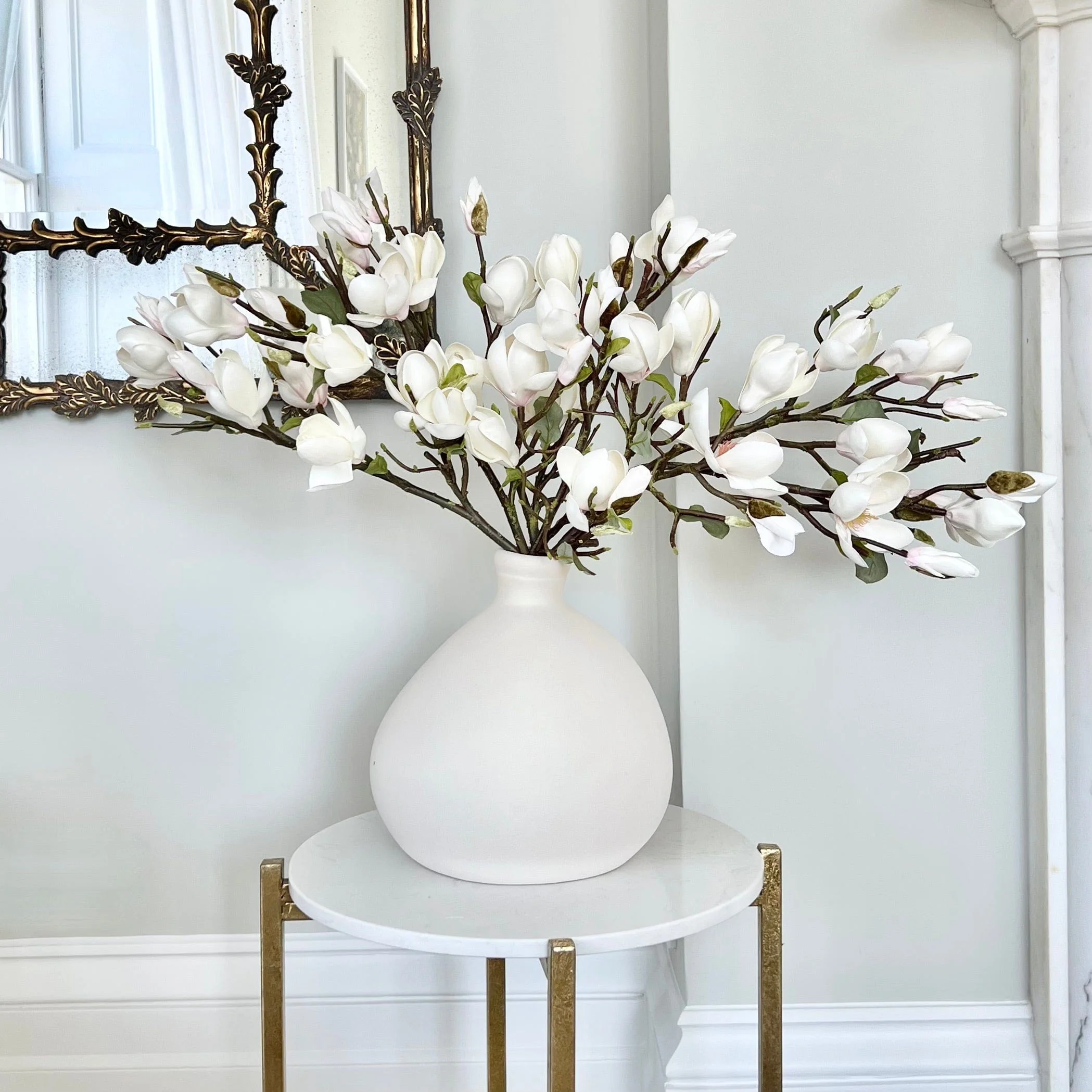 Artificial White Tall Magnolia - Image 4