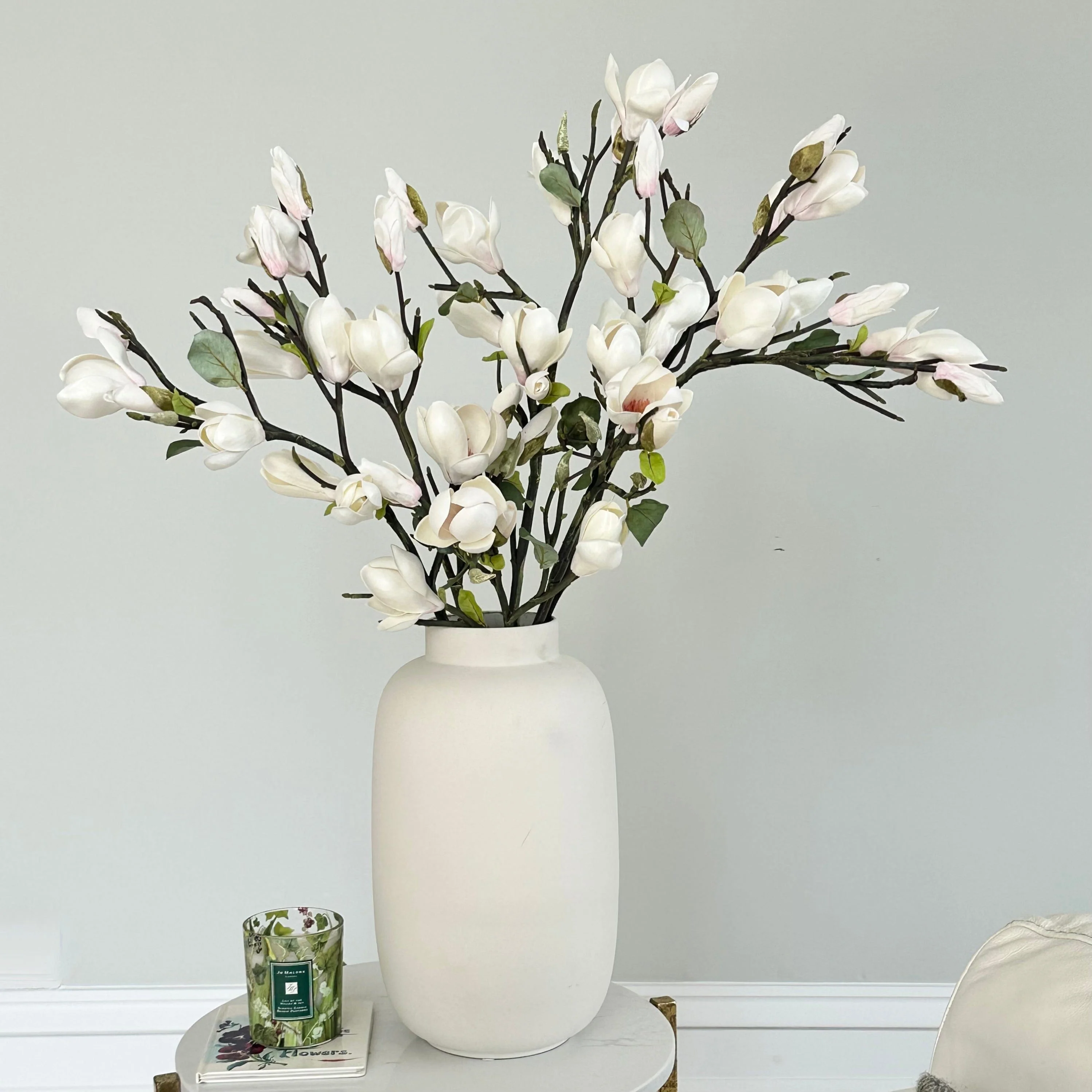 Artificial White Tall Magnolia - Image 7