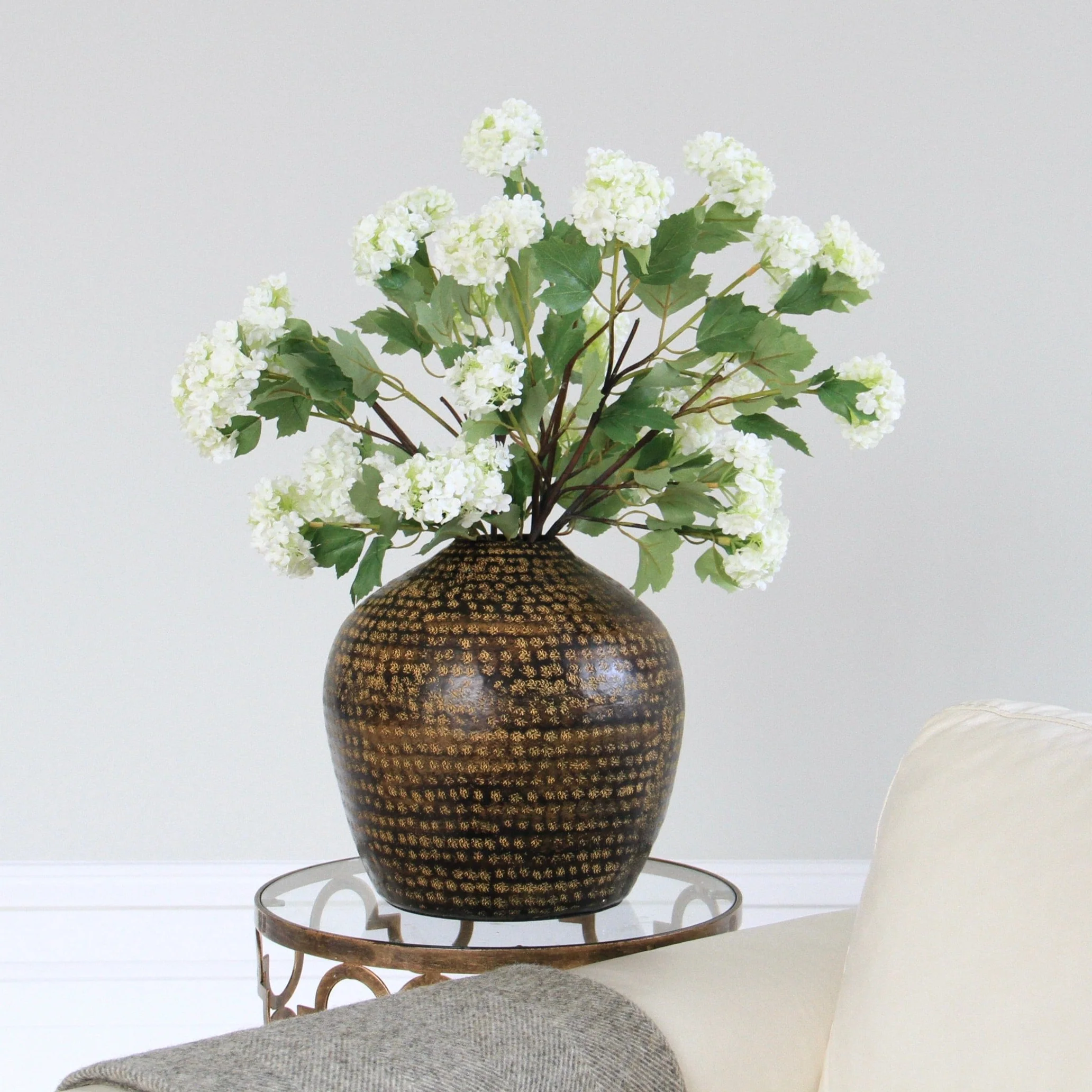 Artificial White Viburnum - Image 4