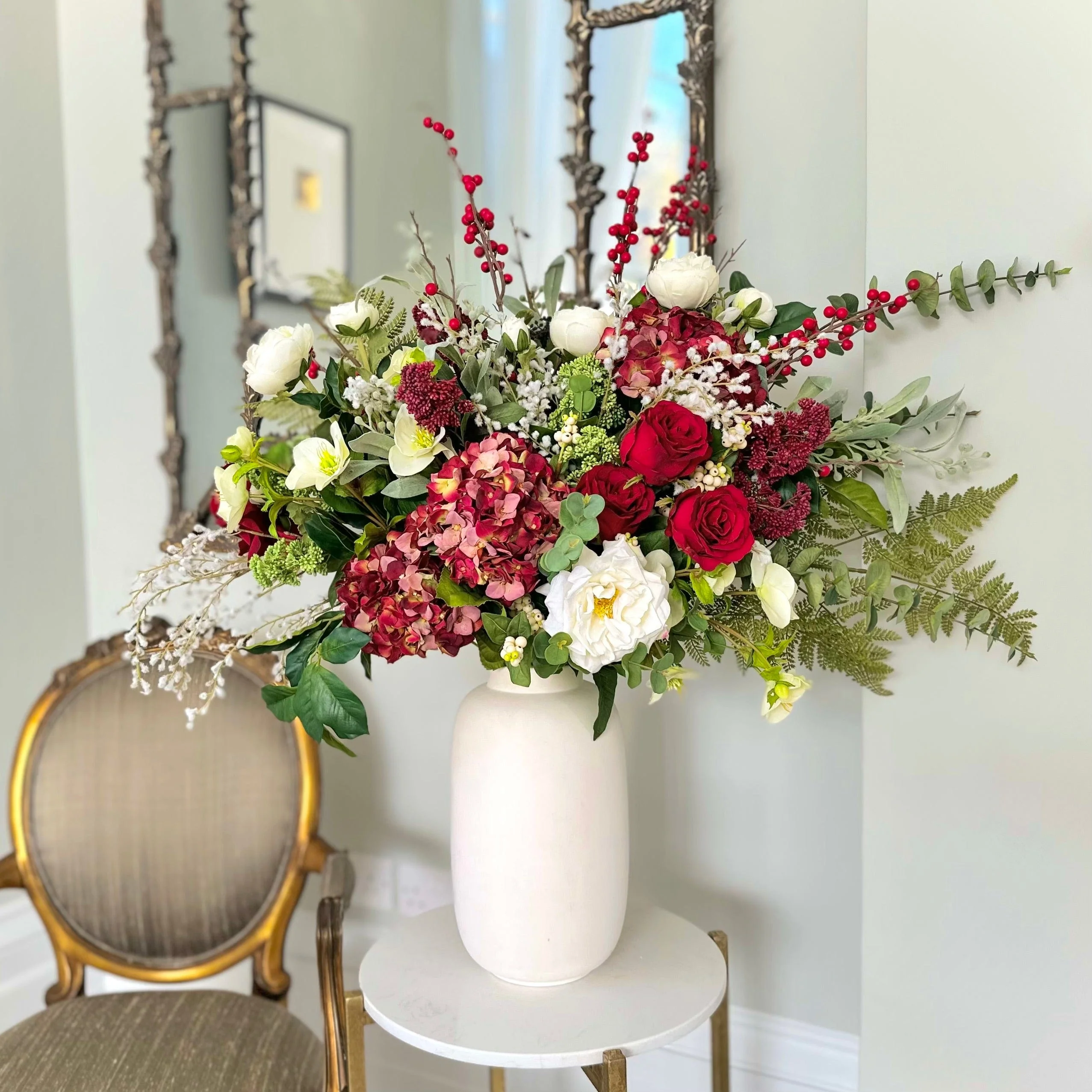 Winter Splendour Artificial Flower Arrangement - Image 4