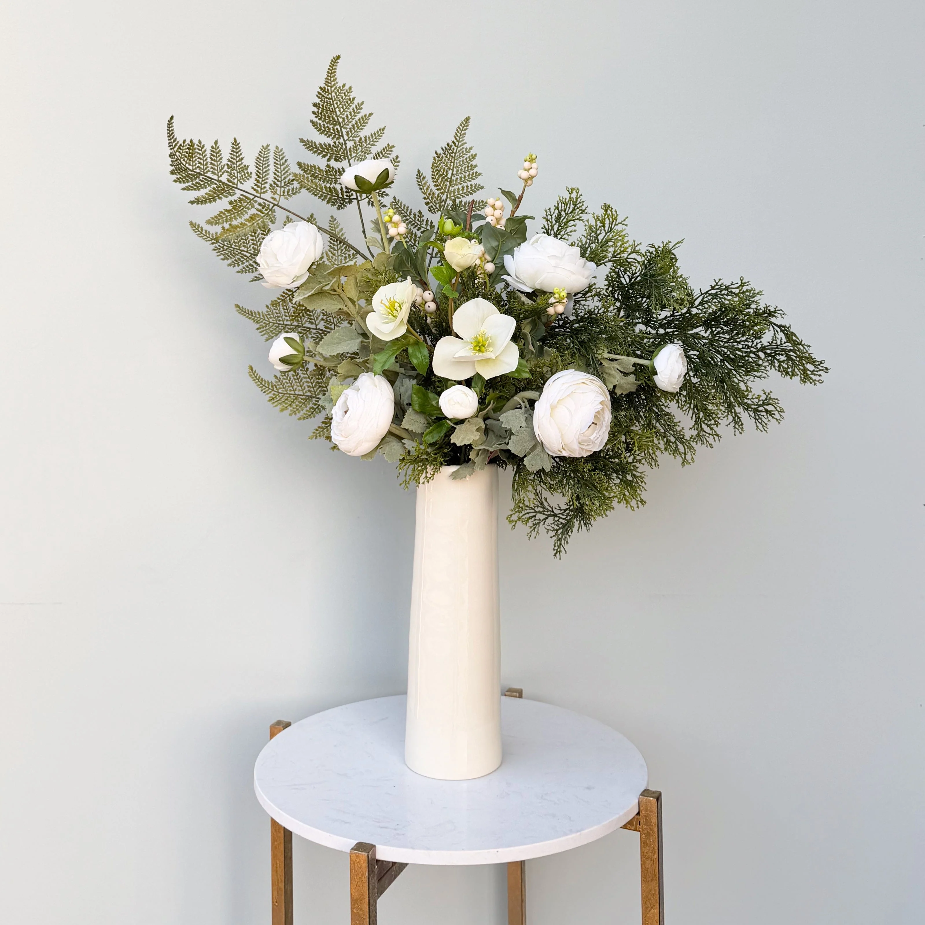 Winter Woodland Artificial Flower Arrangement - Image 3
